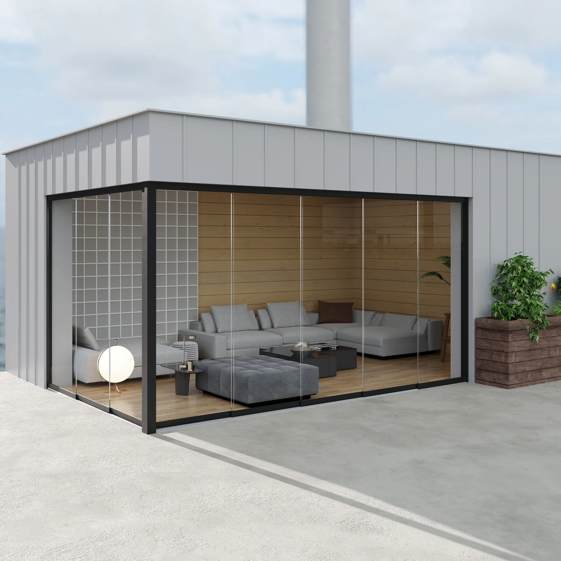Warum Gartenhaus Schiebetür Glas Wählen