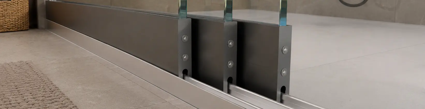 Glasschiebetür Badezimmer
