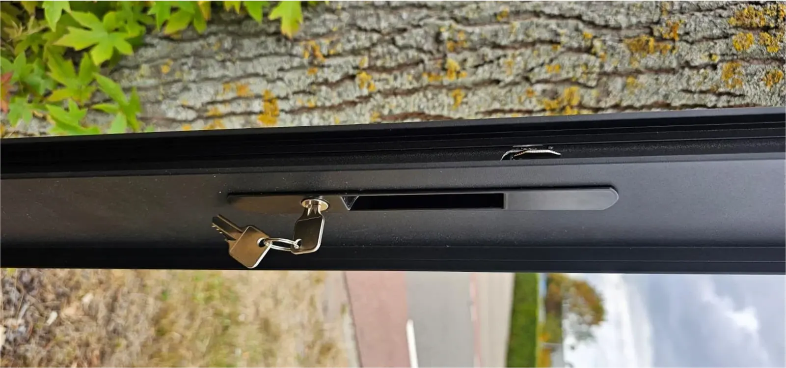 Glasschiebewand Abschließbar